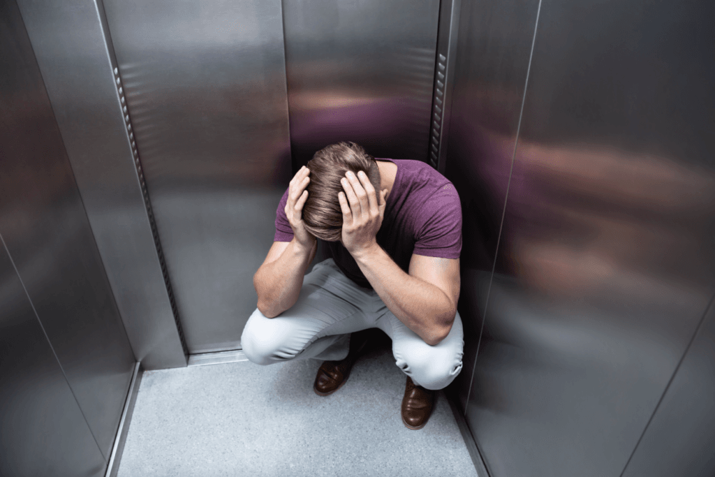 Elevator, angst, ked af det