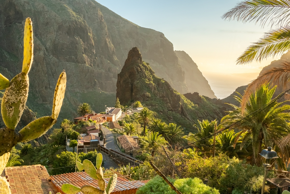 Landscape,Of,The,Masca,Valley,At,Sunset,In,Tenerife,,Canary - welltica.dk - Vejen til et bedre liv