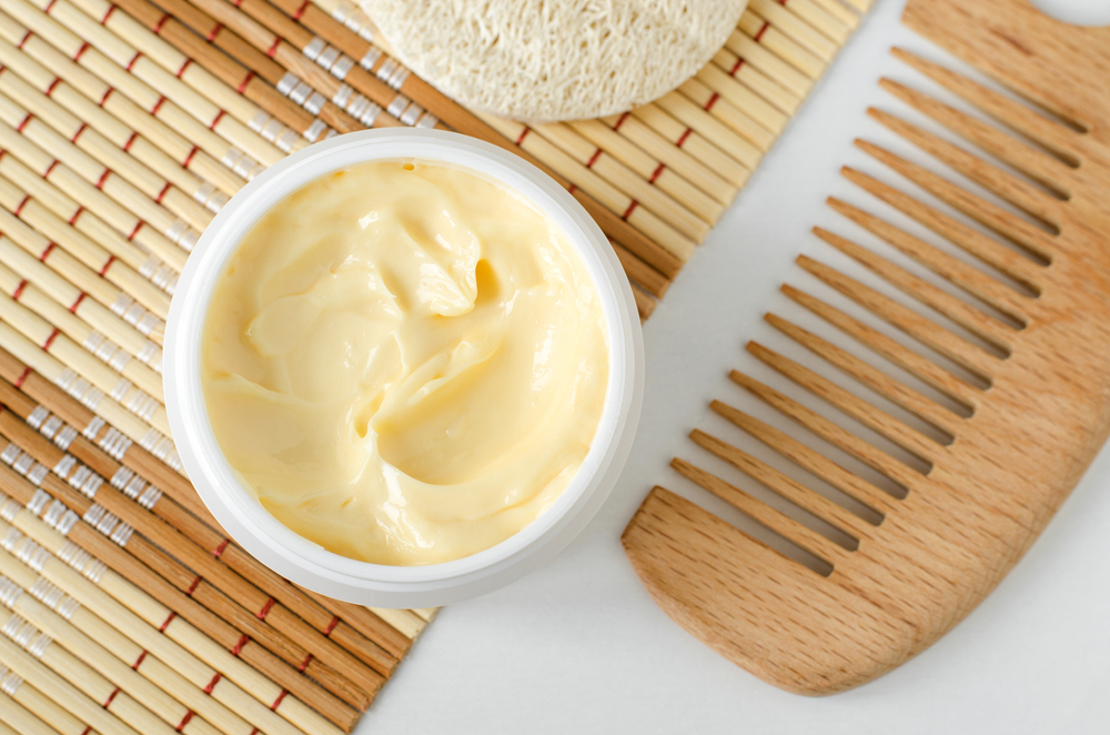 YellowFacialMaskbananaFaceCreamSheaButterHairMask - welltica.dk - Vejen til et bedre liv